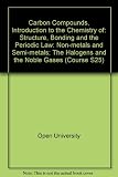 Non-metals and semi-metals, [and], The halogens and the noble gases