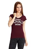 Broadway NYC Camiseta Manga Corta Betty (Burdeos)