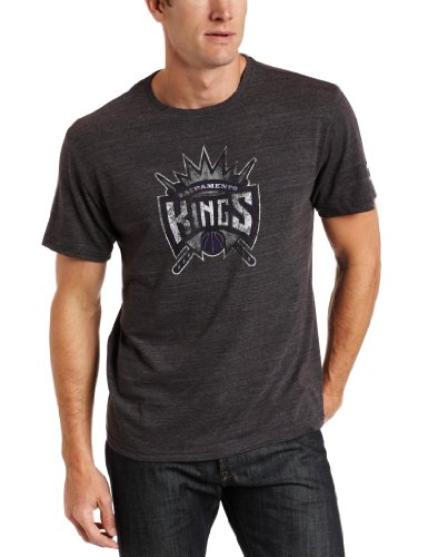 NBA Sacramento Kings Better Logo Tri Blend Tee (Black, X-Large)