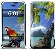 Tropics Design Protective Skin Decal Cover Faceplate for Apple iPhone (2G)