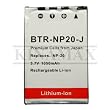 1050mAh NP-20 / NP20 Replacement Battery for Casio Exilim EX-M1, M2, M20U, S3, S20U, S100, S500, S600, S770, S880, Z4U, Z60, Z70, Z75, Z77 - Japanese Cells