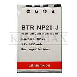 1050mAh NP-20 / NP20 Replacement Battery for Casio Exilim EX-M1, M2, M20U, S3, S20U, S100, S500, S600, S770, S880, Z4U, Z60, Z70, Z75, Z77 - Japanese Cells