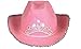 Rhode Island Novelty  Child Size Blinking Tiara Cowboy Hat, Pink
