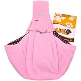 Alfie Pet by Petoga Couture - Chico Reversible Pet Sling Carrier - Color: Pink