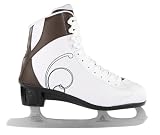 Powerslide Damen Eisskate Elle, wei&szlig;-braun, 41, 902150/41