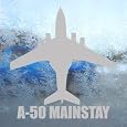 A-50 MAINSTAY Gray Decal Military Soldier Window Gray Sticker