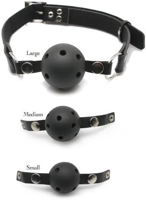 Sexy Fetish Soft Rubber Gag with Leather Strap Set