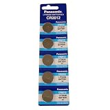Panasonic Lithium Battery CR2012 Battery Pack of 5 Batteries