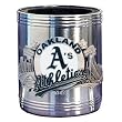 Oakland Athletics Stainless Steel Can Cooler - MLB Baseball Fan Shop Sports Team Merchandise