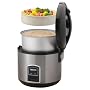 Aroma ARC-900SB Cool-Touch 10-Cup Stainless-Steel Rice Cooker and Food Steamer