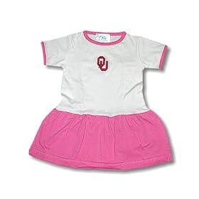 University of Oklahoma Sooners - Kids 123 Pink Ruffle Dress