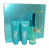 Kundalini Instant Karma Gift Set by XOXO for Women 3 Piece Set 3.4 oz Eau De Parfum EDP Spray + 3.0 oz Moisturizing Shower Gel + 3.0 oz Moisturizing Body Lotion