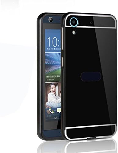 ABC® For HTC Desire 626 Metal Bumper Phone Frame + PC Back Cover (Black)