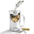 Durable Borosilicate Glass Double Walled Winestein