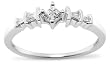 10k Choice of White or Yellow Gold Diamond Ring (1/8 cttw, I-J Color, I3 Clarity)