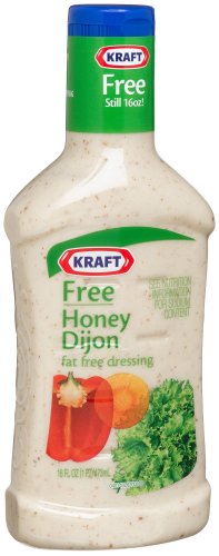Kraft Free Honey Dijon Fat Free Dressing, 16-Ounce Plastic Bottles (Pack of 6) by Kraft