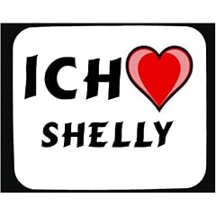 Mauspad mit Ich liebe Shelly Dekoration