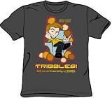 Star Trek NOT AS FRUSTRATING Cartoon Charcoal Adult T-shirt, Medium