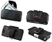 BLACK FUSION CASE POUCH (with Belt Clip) for Palm Treo 600, 650, 680, 700, 700w, 700wx, 750 / HTC 8925 TILT, XV-6800 Mogul, 8525 TYTN, MDA 8100, 8125 / Samsung SCH-i760, SCH-i730 [Retail Packaging]