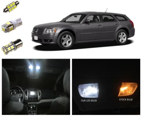 05-08 Dodge Magnum LED Package Kit - Interior + Tag + Reverse (9 pieces)