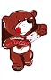 Livre forme L'authentique Petit ourson guimauve