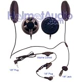 Motorcycle Helmet Speakers w/ Volume Control