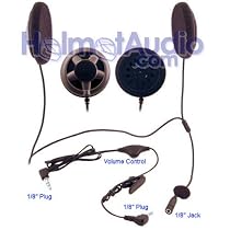 Motorcycle Helmet Speakers w/ Volume Control
