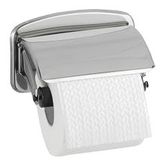 Wenko 17878100 Toilettenpapierhalter Basic - Wandblende, Edelstahl gl�nzend, rostfrei, 14.5 x 9 x 8 cm