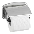 Wenko 17878100 Toilettenpapierhalter Basic - Wandblende, Edelstahl gl�nzend, rostfrei, 14.5 x 9 x 8 cm