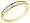 Diamond Wedding Anniversary Ring 1/4 Carat (ctw) Channel Set in 14K Yellow Gold, Size 5