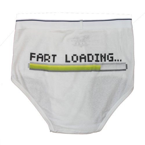 FART LOADING Whitey Tighty Novelty Underwear / Funny Gag Briefs