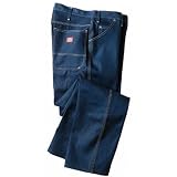 41LzConVGVL. SL160  Dickies Mens Rigid Carpenter Jean, Indigo Blue, 50Wx30L Reviews
