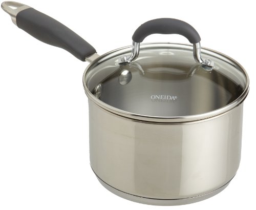 Cheap Oneida Gourmet Pro Stainless Steel 2-Quart Covered Sauce Pan