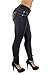 Style SF85098MS - Plus Size High Waist, Butt Lifting, Skinny Leg Jeans in Washed Black Size 20