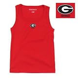 Georgia Bulldogs NCAA Debut Tank Top Shirt For Women (Dark Red)