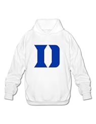 Apparel: Ncaa Duke Blue Devils 100% Cotton Mens Hoodies Sweatshirt White Size M By Yisw