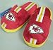 Kansas City Chiefs Youth Team Stripe Plush Slippers - Size 6