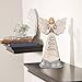 Elements Sympathy Angel Figurine by Pavilion, 8-Inch, If Tears Could Build a Stairway and Memories a Lane,Beige