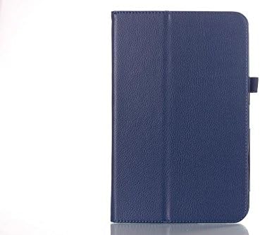 LG G Pad 10.1 Case, Top-Grade PU Leather Case [Built-In Stand] Hard Plastic PC Cover Front/Back Protection Shell [Super Fit] Thin Lightweight Skin for LG G Pad 10.1 V700(Gift: 1x Touch Pen) -Blue