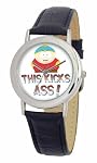 South Park Men's D1537SS001 Torino Collection Cartman Black Leather Watch