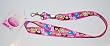Princess Disney lanyard Key Chain Holder