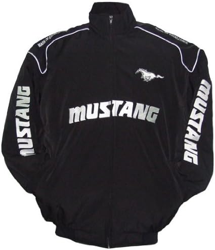 Embroidery Logic Ford Mustang Jacket Black