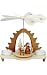 German Pyramid - Angel and Animals Tea Candle