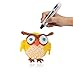 3D Printing Pen,The Fourth Generation 3d Art Pen for Doodling, Art & Craft Making, 3D Modeling and Education Comes with 1.75mm PLA Filament Refill (Crystal)