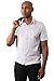 Men's Pique Casual Dress Oxford Short Sleeve Wrinkle Free Shirt - By Nathan Leve`