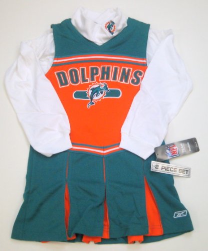 Miami Dolphins Youth Cheerleader Outfit, Size= Large