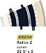 Scalextric 1:32 Scale Slot Car Radius 2 Curve Track 2pk C8234