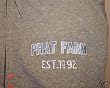 Phat Farm Zippered Hooded Sweatshirt in Grey