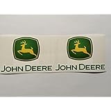 2 New Style John Deere Die Cut Decals