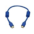 1.5FT 28AWG High Speed HDMI Cable w/Ferrite Cores - Blue